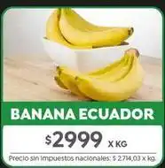 Jumbo Banana ecuador oferta