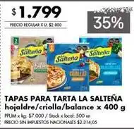 Jumbo La salteña - tapas para torta oferta