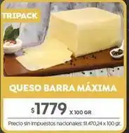 Jumbo Queso barra máxima oferta