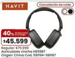 Coto Origen - auriculares vincha h655bt cod. 581194-581187 oferta