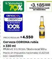 Jumbo Corona - cerveza rubia oferta