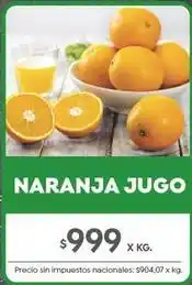 Jumbo Naranja jugo oferta