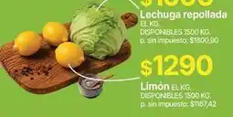 Supermercados Vea Lechuga repollada oferta