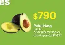 Supermercados Vea Palta hass oferta