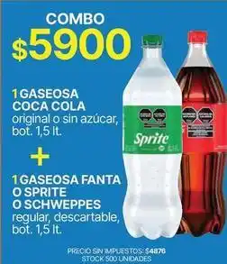 Supermercados Vea Coca cola - gaseosa coca cola, gaseosa fanta o sprite o schweppes oferta