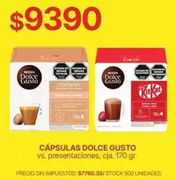 Supermercados Vea Dolce gusto - cápsulas dolce gusto oferta