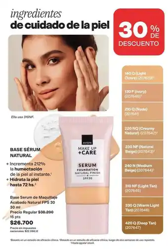 Avon - base serum natural