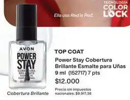 Avon Avon - power stay cobertura brillante esmalte para uñas oferta