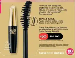 Avon Avon - power stay máscara de volumen para pestañas 10 g (20869) oferta