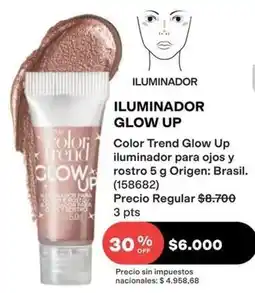 Avon Origen - iluminador glow up oferta