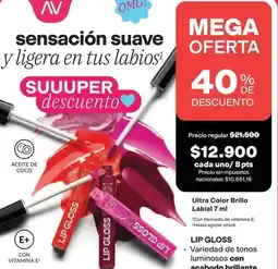 Avon Suave - ultra color brillo labial oferta