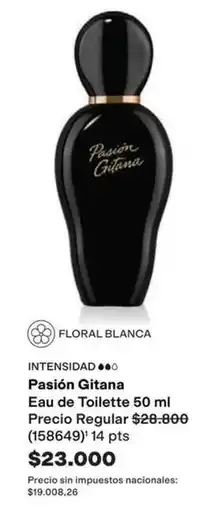 Avon Blanca - pasión gitana eau de toilette oferta