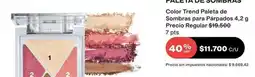 Avon Off - color trend paleta de sombras para párpados oferta