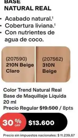 Avon Real - natural base oferta