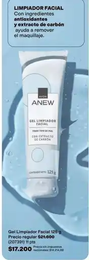 Avon Anew - gel limpiador facial 125 g oferta