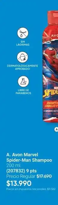 Avon - marvel spider-man shampoo