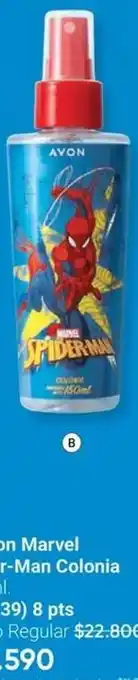 Avon - spider-man colonia