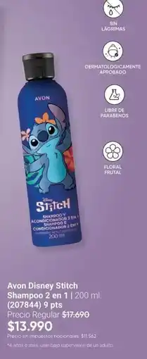 Avon Avon - disney stitch shampoo 2 en 1 (207844) oferta