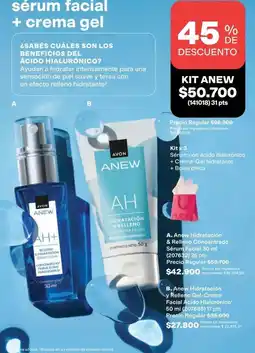 Avon Avon - sérum facial + crema gel oferta