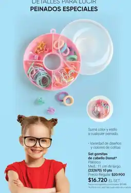 Avon Variedad - set gomitas de cabello donut oferta