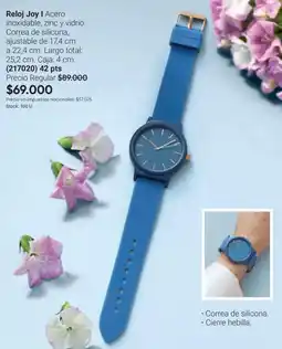 Avon 42 - reloj joy 1 acero inoxidable, zinc y vidrio (217020) oferta