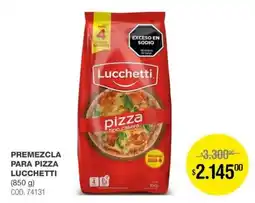 Atomo Conviene Lucchetti premezcla para pizza tipo casera oferta