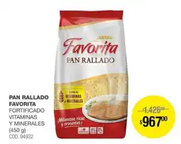 Atomo Conviene Favorita pan rallado oferta