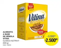 Atomo Conviene Vitina comida a base de sémola clásica oferta