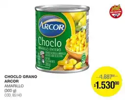 Atomo Conviene Arcor choclo amarillo entero oferta