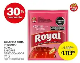 Atomo Conviene Royal gelatina para preparar sabores seleccionados oferta