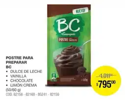 Atomo Conviene BC postre para preparar oferta