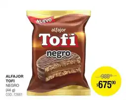 Atomo Conviene Tofi alfajor negro oferta
