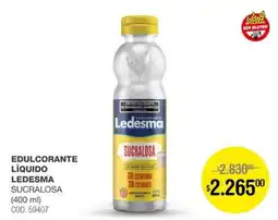 Atomo Conviene Ledesma edulcorante líquido sucralosa oferta