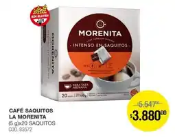 Atomo Conviene La morenita café saquitos oferta