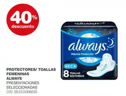Atomo Conviene Always protectores/ toallas femeninas oferta