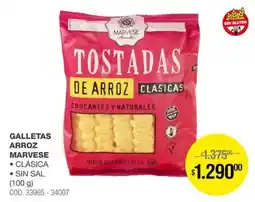 Atomo Conviene Marvese tostadas de arroz clasicas oferta