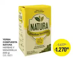 Atomo Conviene Natura yerba compuesta hierbas y manzanilla oferta