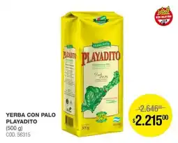 Atomo Conviene Playadito yerba con palo oferta