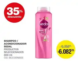 Atomo Conviene Sedal shampoo / acondicionador oferta
