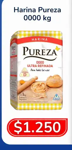 Yaguane Supermercados Pureza harina 0000 oferta