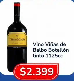 Yaguane Supermercados Viñas de Balbo vino tinto oferta