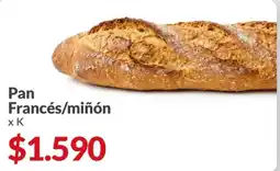 Supermercados Aiello Pan Francés/miñón oferta