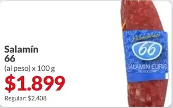 Supermercados Aiello Salamín 66 oferta