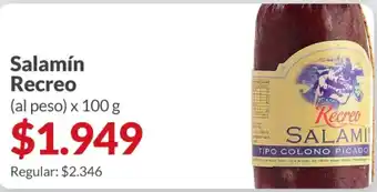 Supermercados Aiello Recreo salamín oferta
