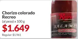 Supermercados Aiello Recreo chorizo colorado oferta