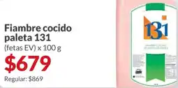Supermercados Aiello Paleta 131 fiambre cocido oferta