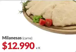 Supermercados Aiello Milanesas (carne) oferta