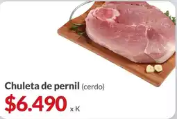 Supermercados Aiello Chuleta de pernil (cerdo) oferta
