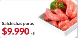 Supermercados Aiello Salchichas puras oferta