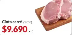 Supermercados Aiello Cinta carré (cerdo) oferta